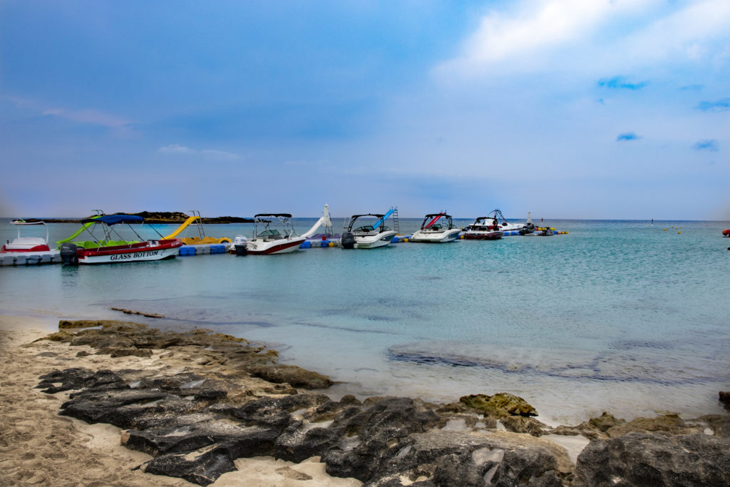 zátoka Fig Tree bay Jižní Kypr