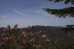 výhled pohoří Troodos Jižní Kypr