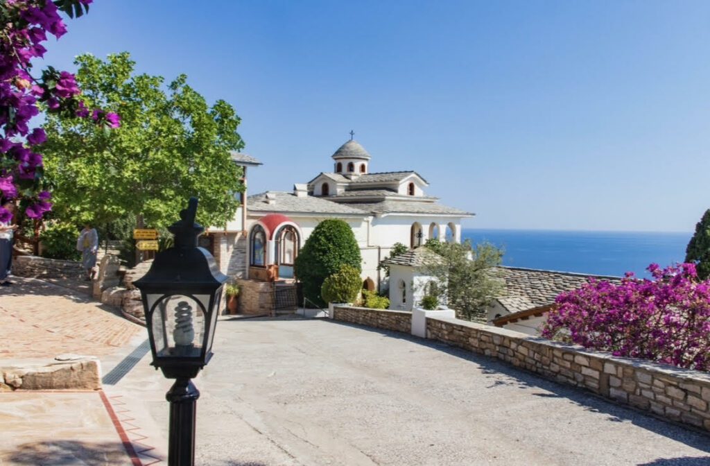 klášter archanděla michaela na ostrově thassos