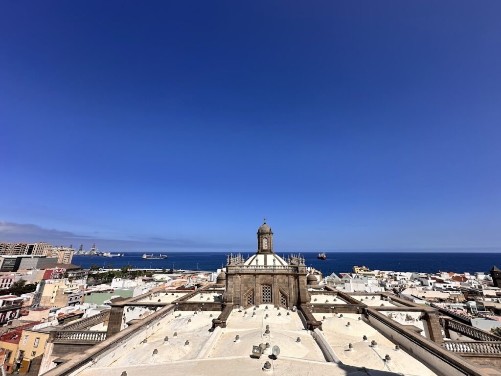 výhled z katedrály svaté Anny Las Palmas de Gran Canaria