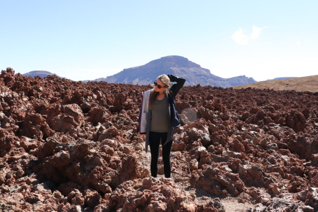 Vendy v sopečné krajině pod Teide