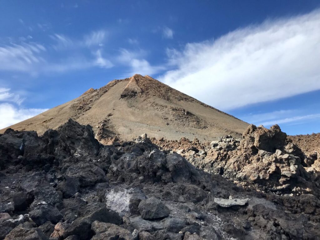 Vrcholový kužel sopky Teide
